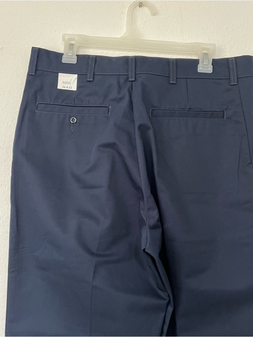 Set of 3 Pants MP20 Men Classic Blue Chinos Pants Size 34” x 32” Casual or Work - Picture 5 of 15